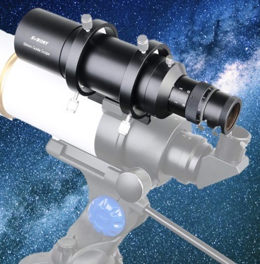 60mmのマルチユースガイドスコープ レンズ直径60ミリメートル ヘリカルフォーカサー付 ファインダースコープ 天体写真を撮影 天体観測 星空_画像1