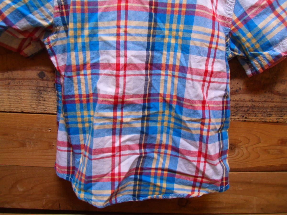 全国送料無料 ベビーギャップ baby GAP 子供服キッズベビー男＆女の子半袖チェックシャツ 95