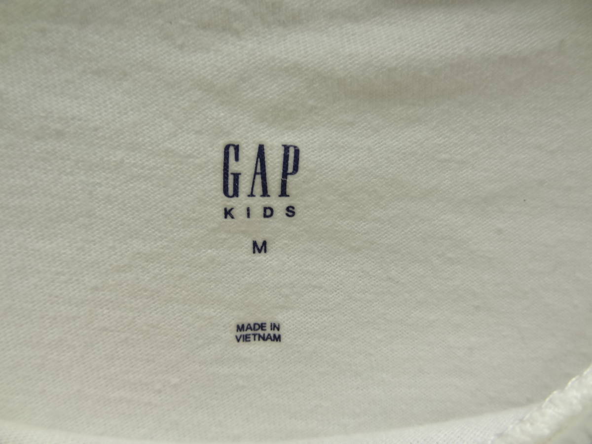 全国送料無料 ギャップ キッズ GAP KIDS 子供服キッズ男＆女の子 綿100%素材 白色 東京 TOKYO プリント半袖Tシャツ 130(M/8-9)