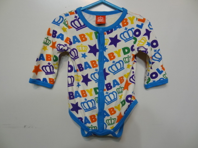 全国送料無料 ベビードール 子供服キッズベビー男の子 ロンパース70 タンクトップ80 半袖Tシャツ 90 3枚セットの画像1