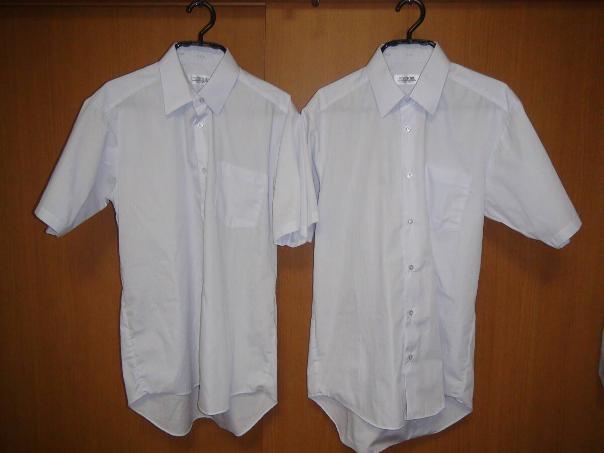 YOUTH CLUB ユースクラブ 学生服 スクールシャツ Ｙシャツ 男子 １６５A 長袖１枚 半袖２枚 セットの画像3