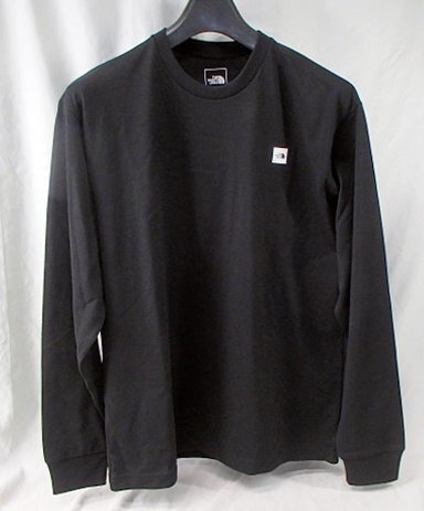 unused North Face small box Logo T XL size long sleeve long sleeve black NT32441 T-shirt postage 370 jpy 