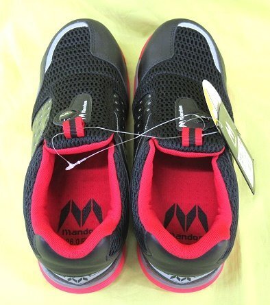未使用 MANDOM マンダム 安全靴 セーフティー 26.0cm 4E レッド/ブラック 作業靴 ＃767 箱なしの画像5