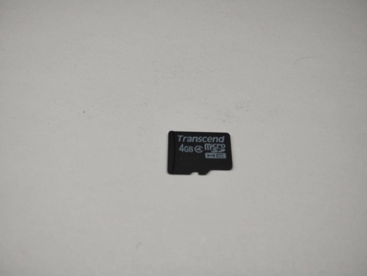 4GB　Transcend　microSDHCカード　フォーマット済み　メモリーカード　microSDカード_画像1