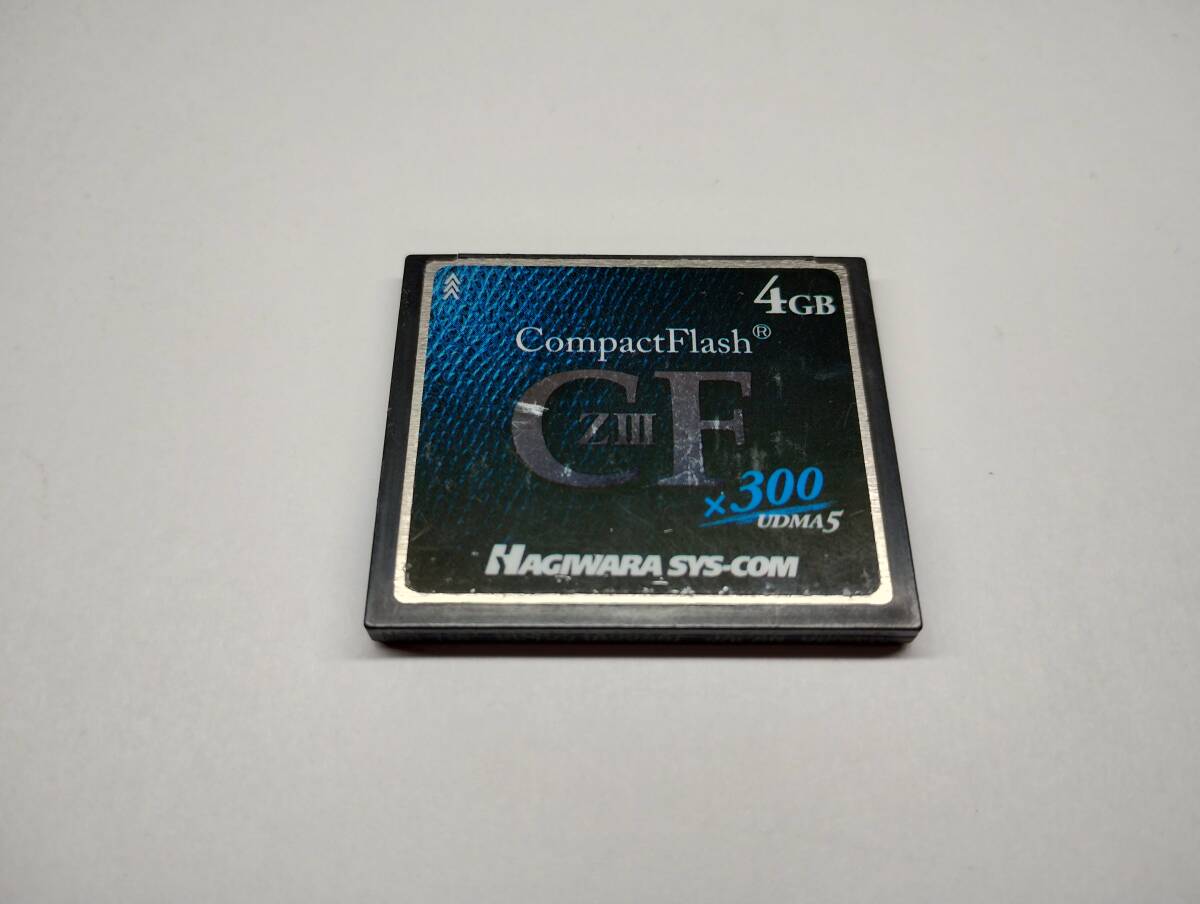 4GB HAGIWARA SYS-COM ZⅢ CF card format ending memory card CompactFlash card 