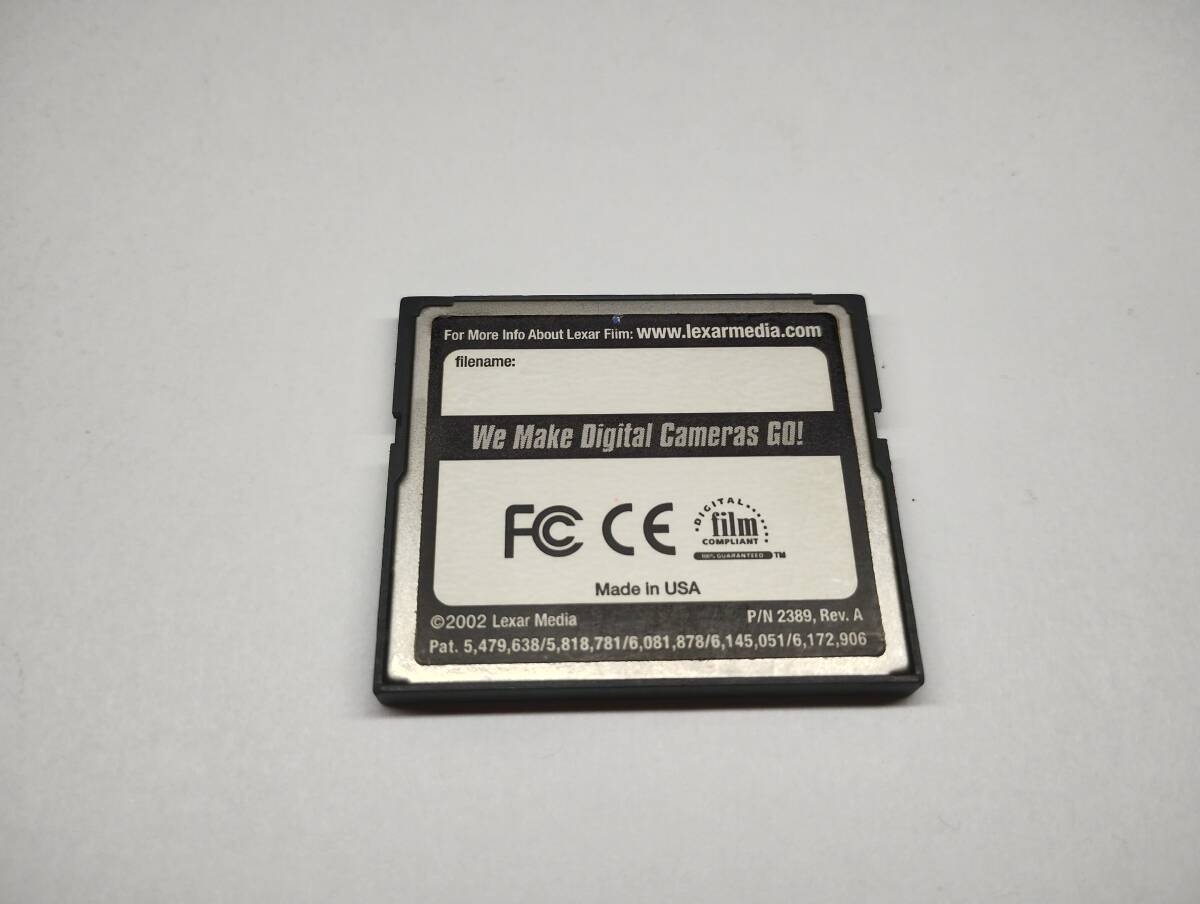 2GB　LEXAR　CFカード　フォーマット済み　メモリーカード　コンパクトフラッシュカード_画像2