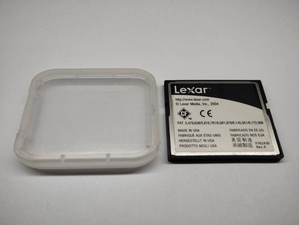 ケース付き　2GB　Lexar platinum2　CFカード　フォーマット済み　メモリーカード　コンパクトフラッシュカード_画像2