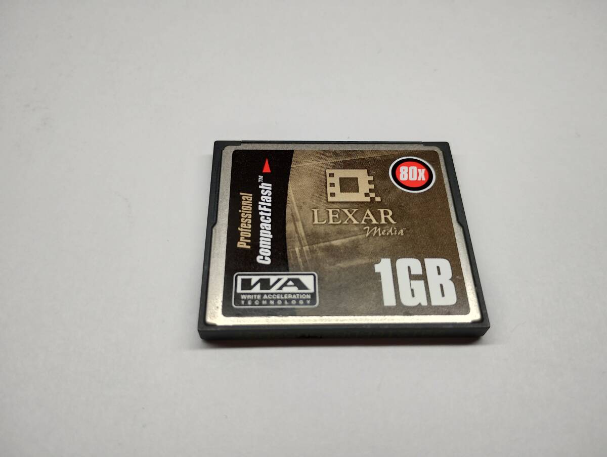1GB　LEXAR　CFカード　フォーマット済み　メモリーカード コンパクトフラッシュカード_画像1