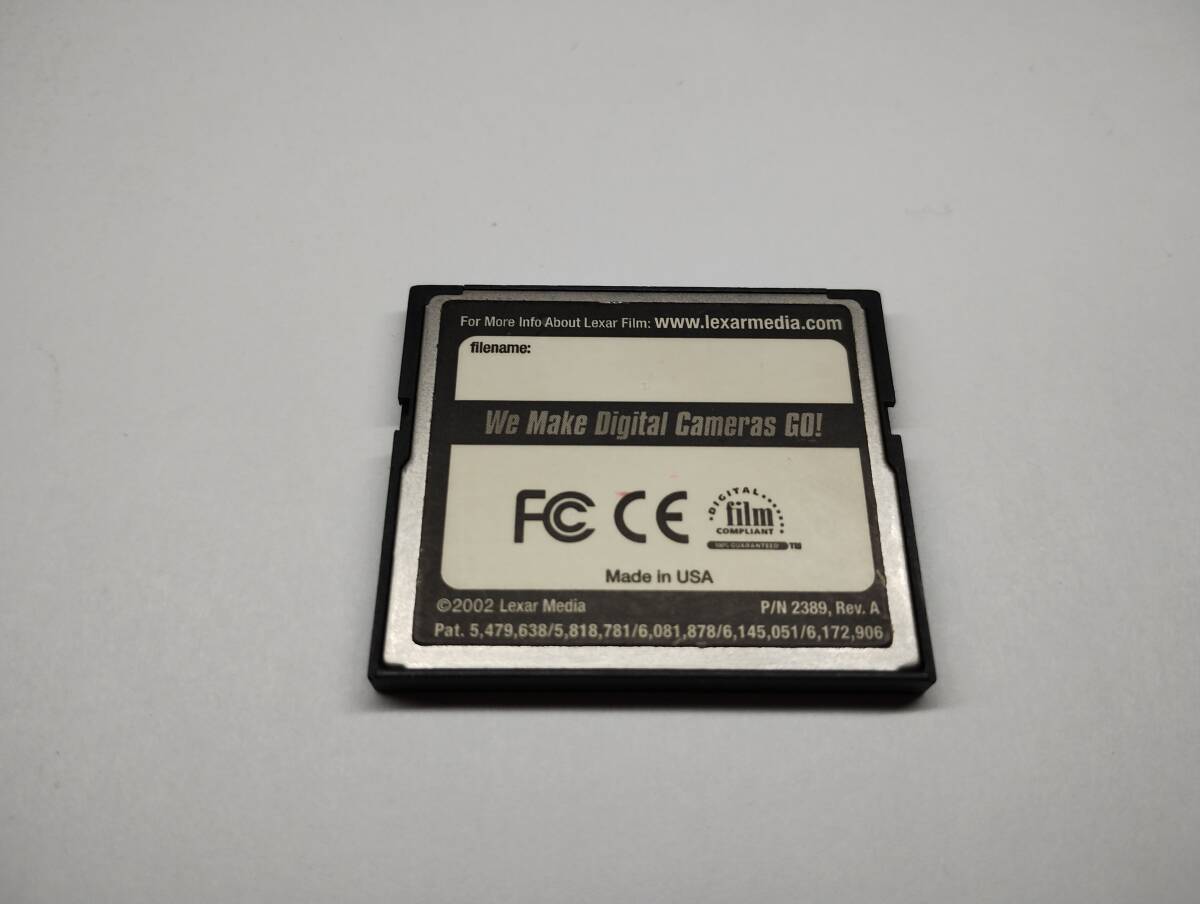 1GB　LEXAR　CFカード　フォーマット済み メモリーカード　コンパクトフラッシュカード_画像2