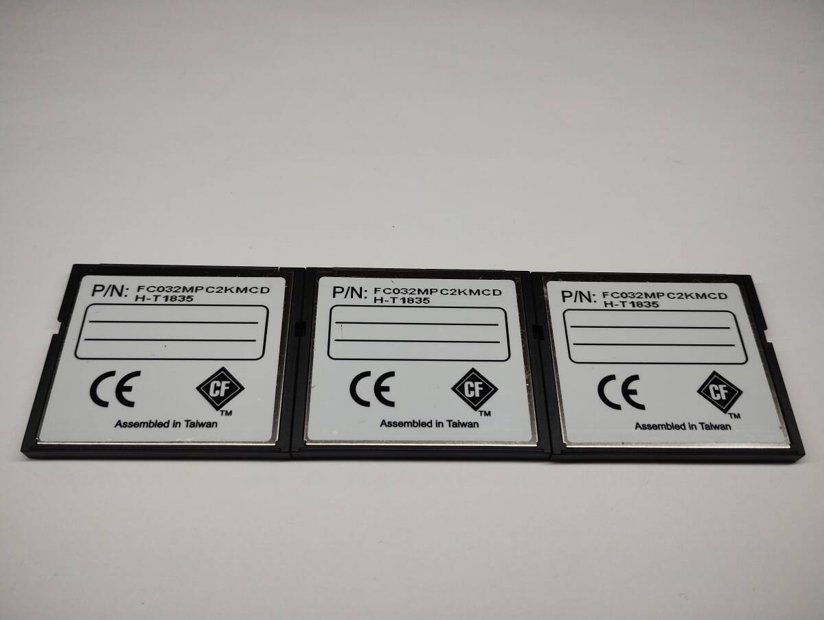 3 pieces set 32MB mega bite AKAI Professional Bonus Track MPC2000XL CF card format ending memory card CompactFlash 