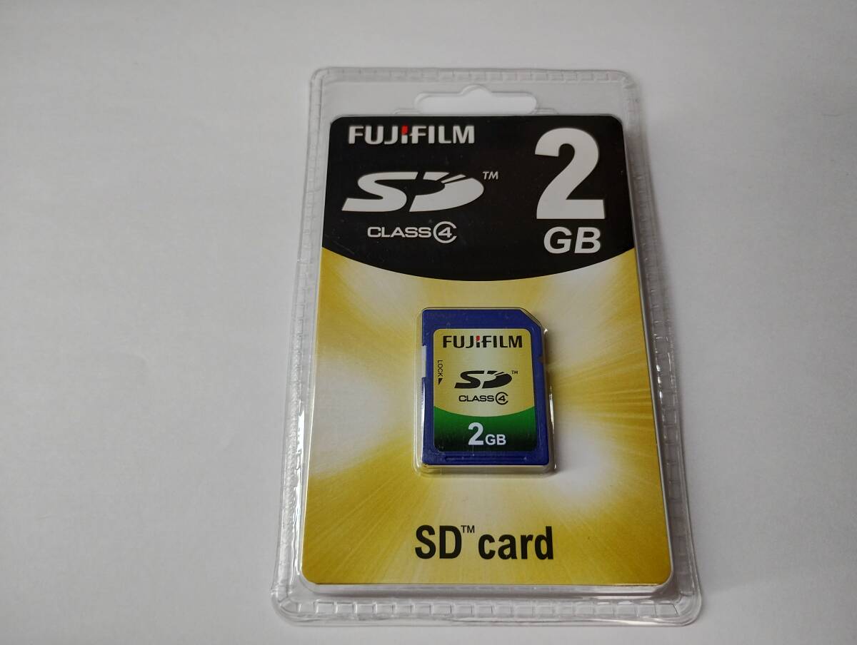 未使用・未開封品　2GB　FUJIFILM　SDカード メモリーカード_画像1