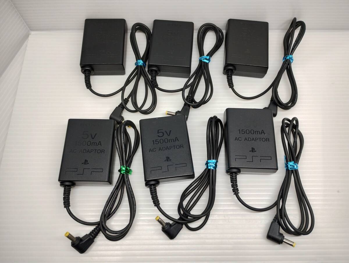 6個セット SONY 純正品 PSP用 充電器 ACアダプター PSP-380 簡易クリーニング・動作確認済み 1500mAの画像5