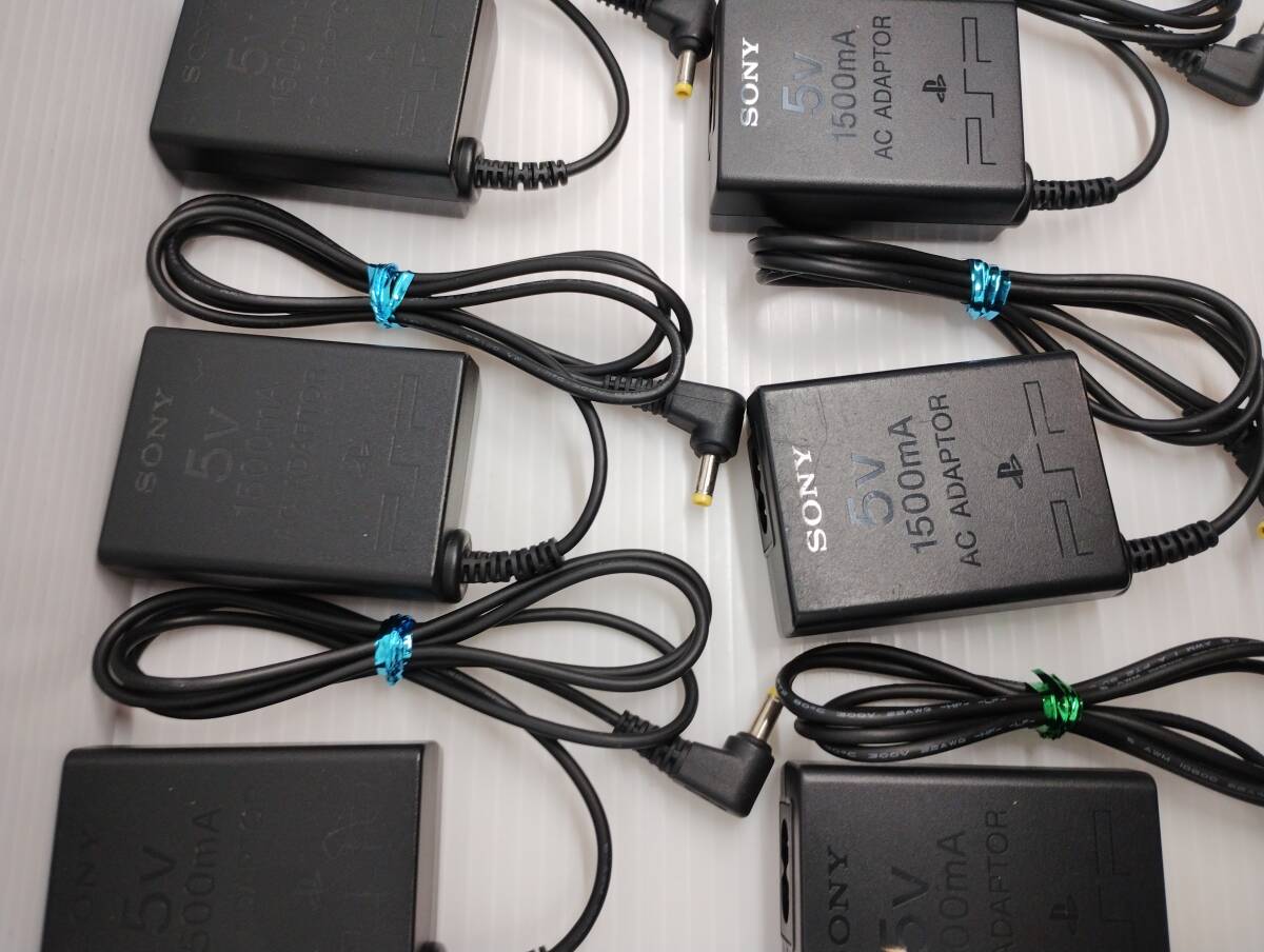 6個セット SONY 純正品 PSP用 充電器 ACアダプター PSP-380 簡易クリーニング・動作確認済み 1500mAの画像7