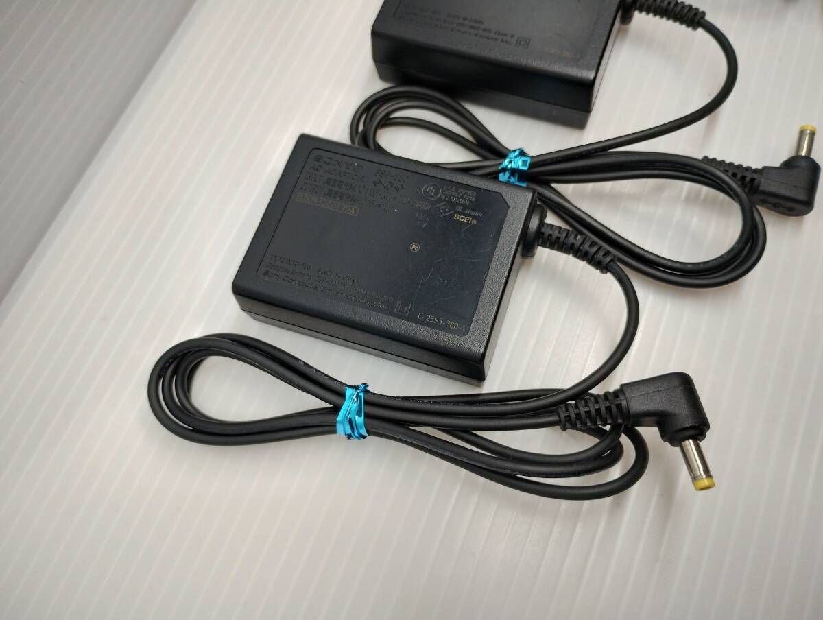 3個セット SONY 純正品 PSP用 充電器 ACアダプター PSP-380 簡易クリーニング・動作確認済み 1500mAの画像6