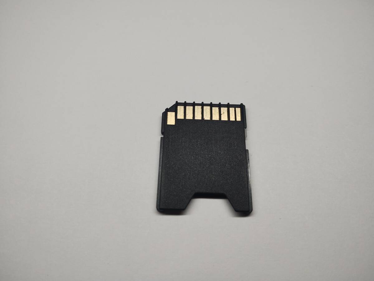 落書き有り　miniSD→SD　変換アダプター　認識確認済み　メモリーカード　ミニSDカード SDカード_画像2