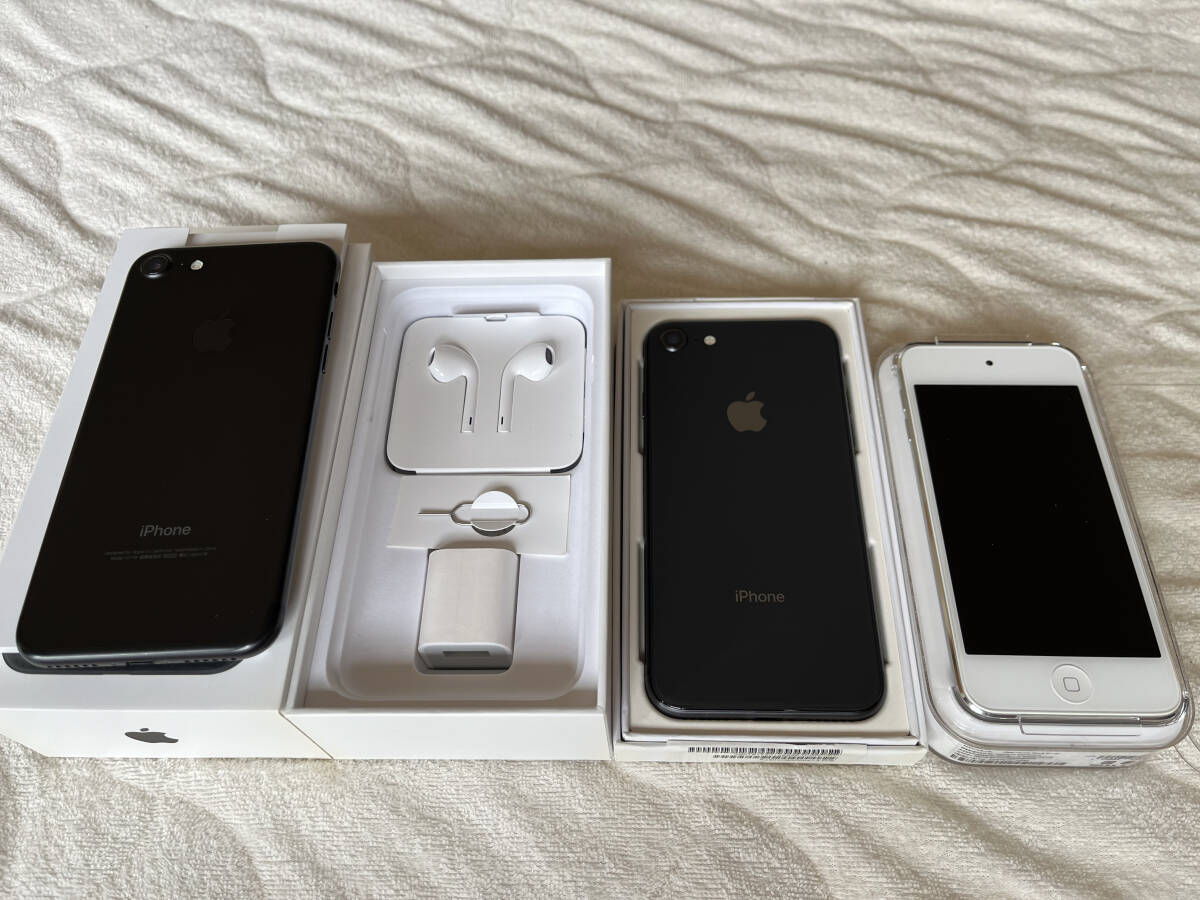 【ジャンク】アップル製品詰め合わせ・iPhone8/iPhone7/iPod touch 第7世代 中古品 コレクションアイテムの画像2