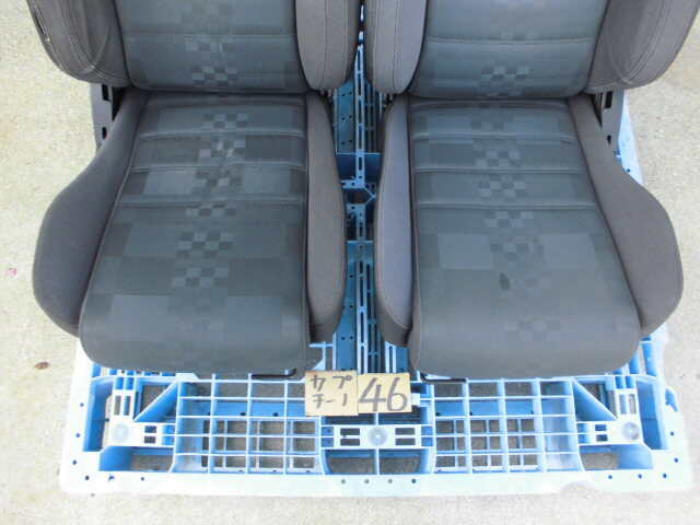 スズキカプチーノ EA21R 純正 シート左右セット 46の画像4