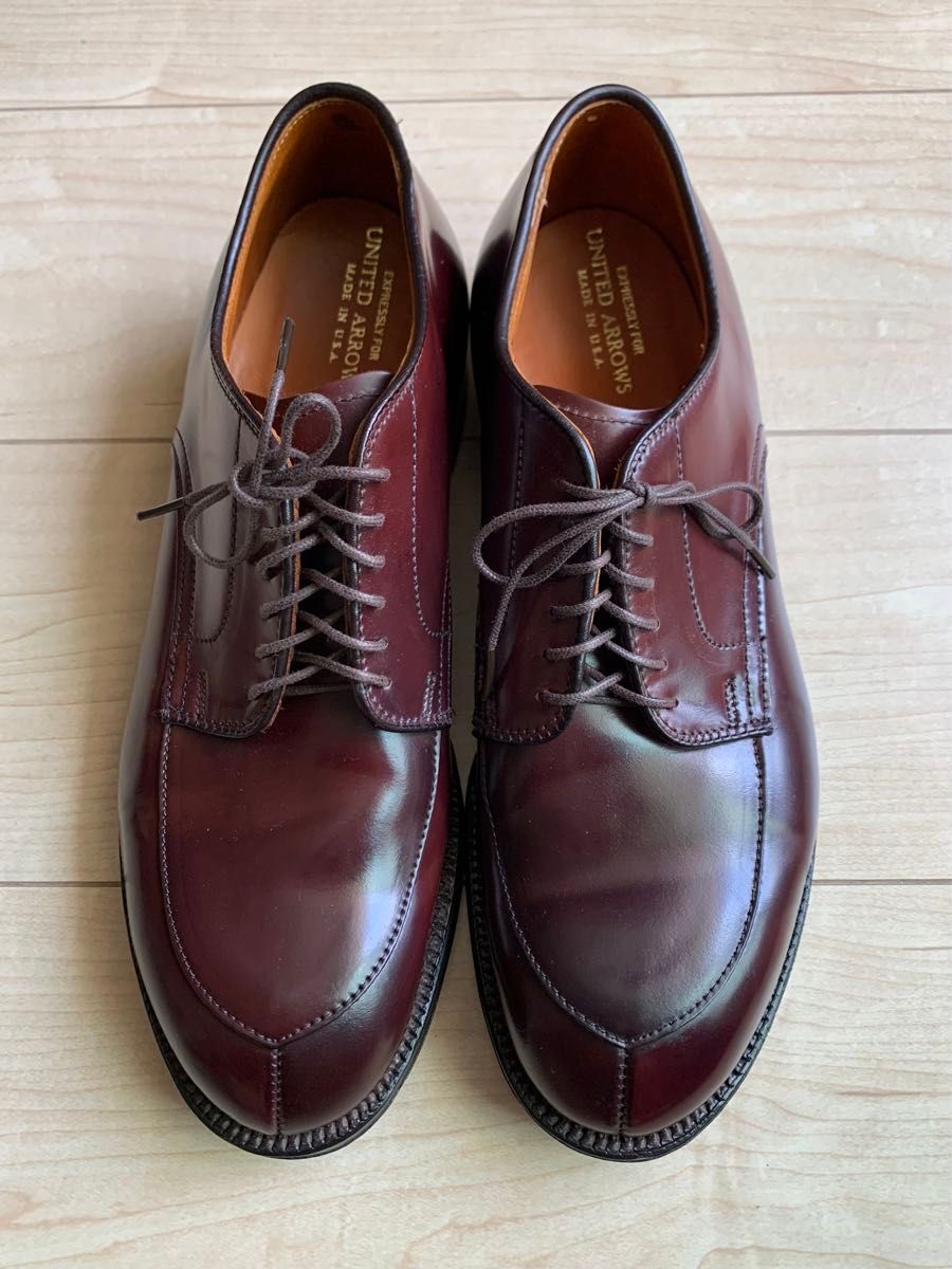中古品 Alden(オールデン)コードバン ライトバーガンディ V 中古品 Alden(オールデン)コードバン ライトバーガンディ V