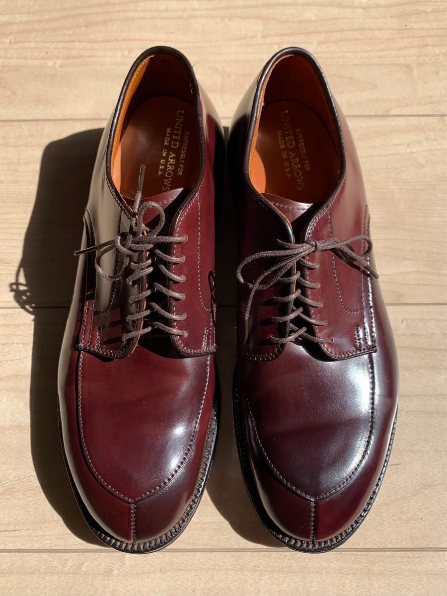中古品 Alden(オールデン)コードバン ライトバーガンディ V 中古品 Alden(オールデン)コードバン ライトバーガンディ V