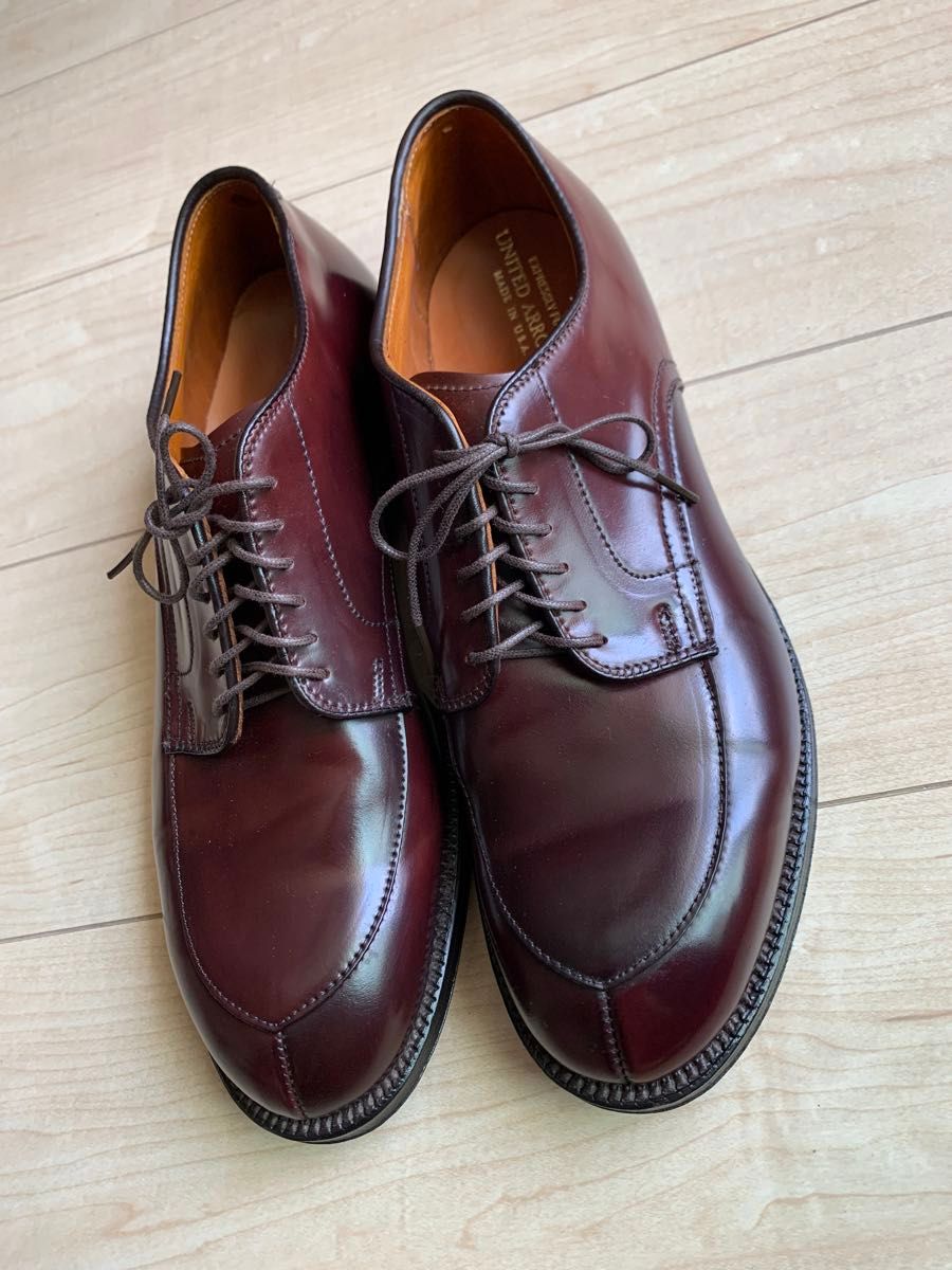 中古品 Alden(オールデン)コードバン ライトバーガンディ V 中古品 Alden(オールデン)コードバン ライトバーガンディ V