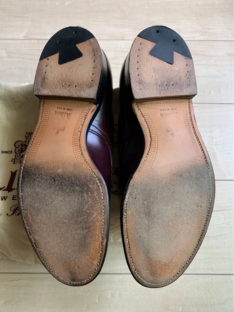 中古品 Alden(オールデン)コードバン ライトバーガンディ V 中古品 Alden(オールデン)コードバン ライトバーガンディ V