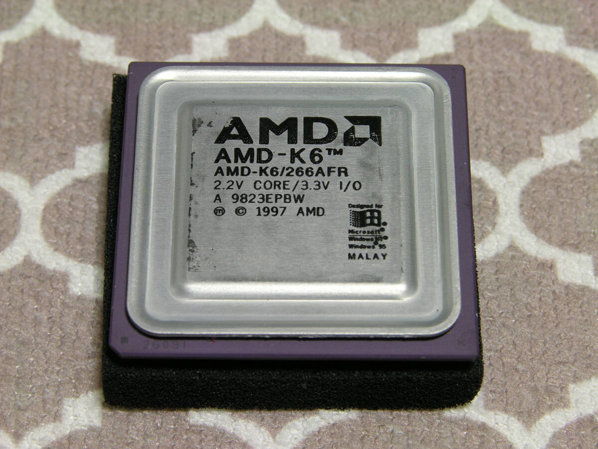 ★オールドCPU・AMD-K6/266 AFR・ジャンク出品★の画像1