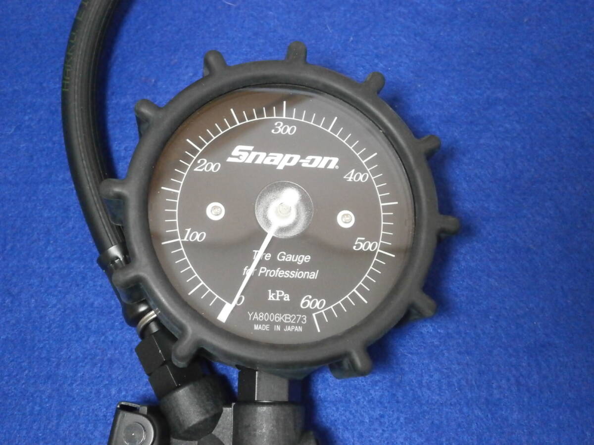  unused snap-on Snap-on air gauge black YA8006KB empty atmospheric pressure measurement tire gauge tire pressure gauge gauge botaru