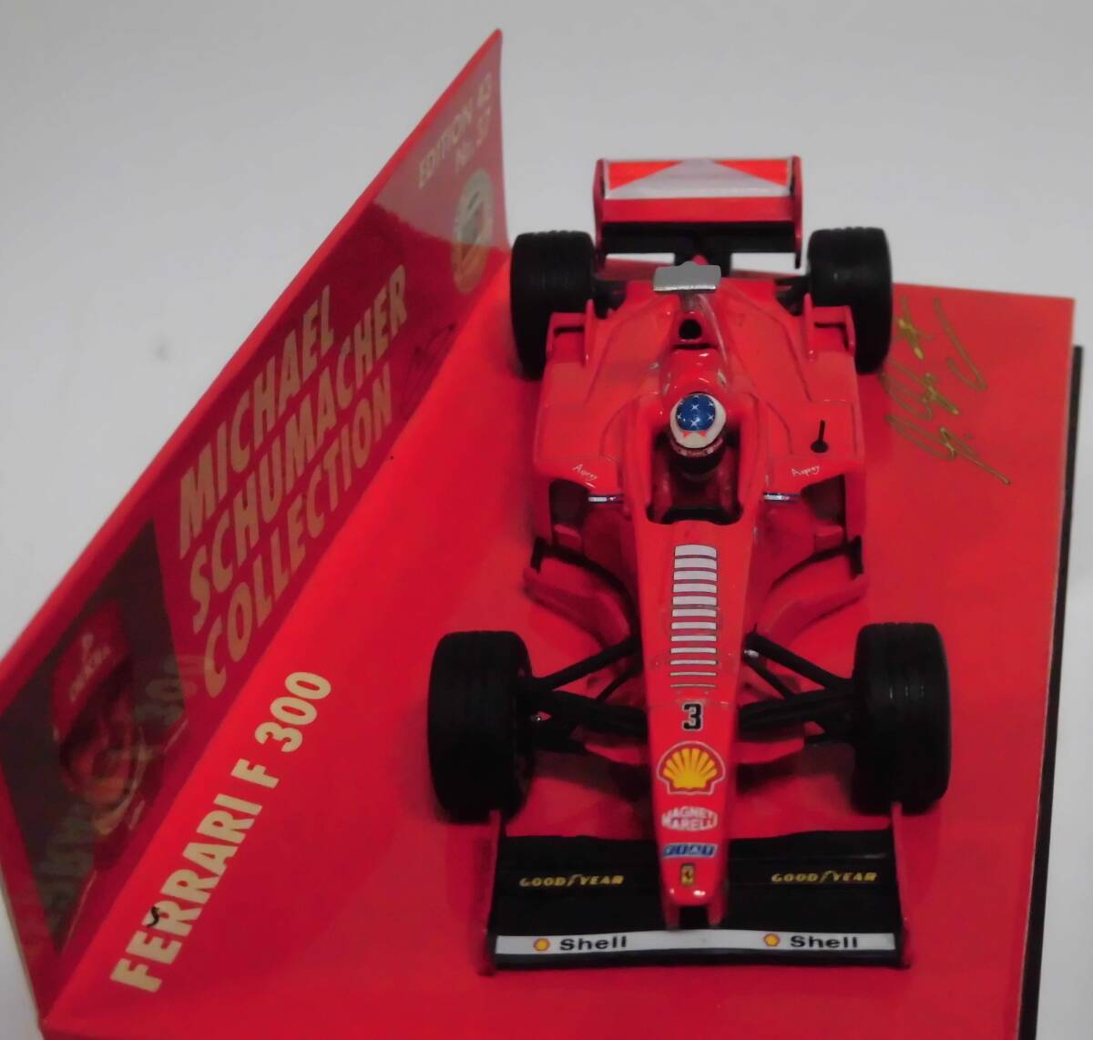 1/43 フェラーリ F300 #3 ミハエル シューマッハ 1998 ミニチャンプス 最後のフェラーリF1 MSC #37 絶版品 送料込_画像7