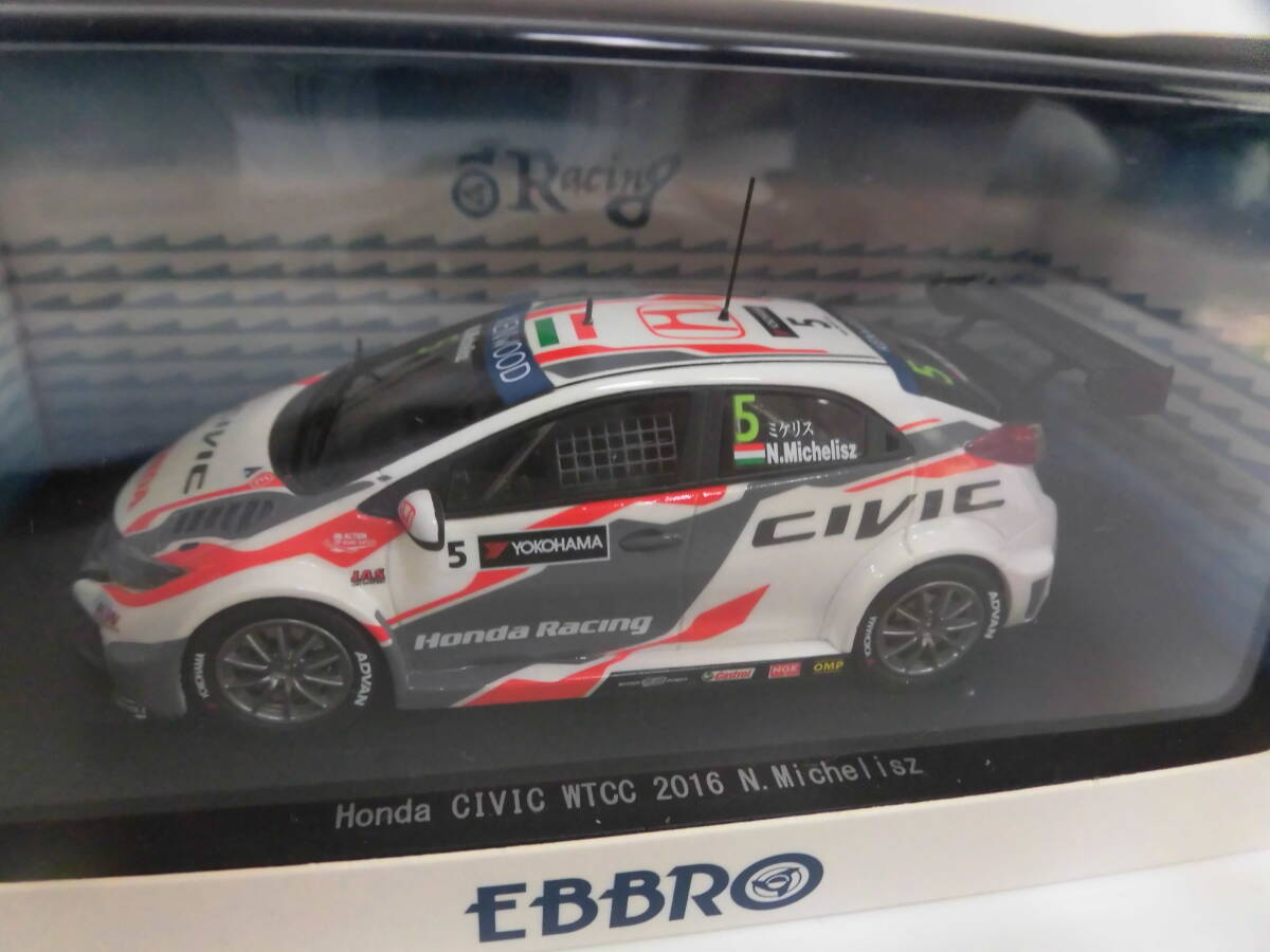 1/43 ホンダ シビック WTCC #5 ノルベルト ミケリス 2016 / WTCR 2019 & TCRWT 2023 チャンピオン ノルベルト ミケリス 絶版品 送料込_画像1