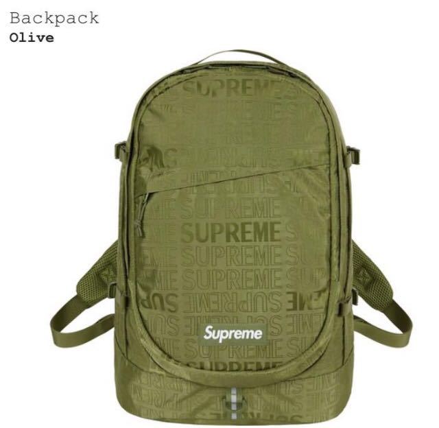 Supreme Backpack Olive 19SS オリーブ バックパック 新品 正規品 シュプリーム リュック_画像2