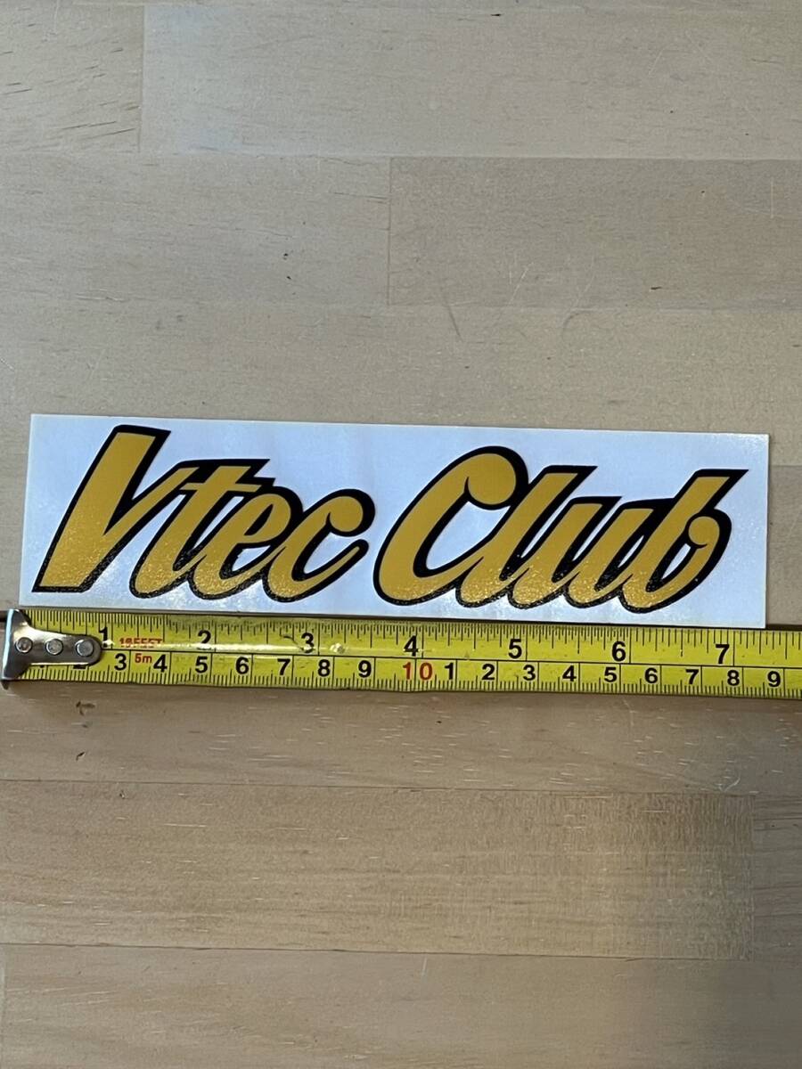 VTEC CLUB ステッカー 本物 JDM USDM CIVIC INTEGRAの画像5