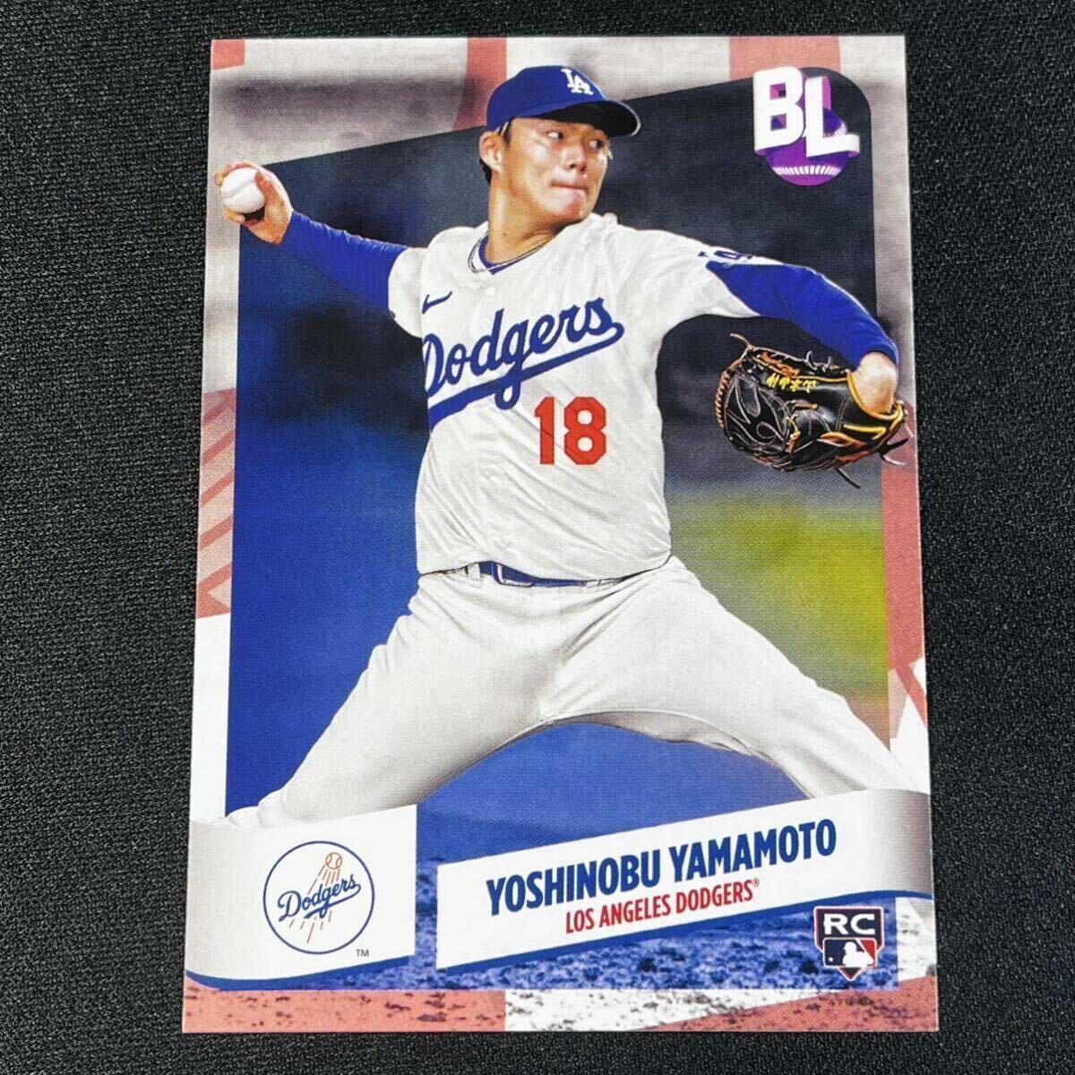 最新 2024 Topps Big League 山本由伸 No.183 RCルーキーカードベースカード ビッグリーグ ドジャース