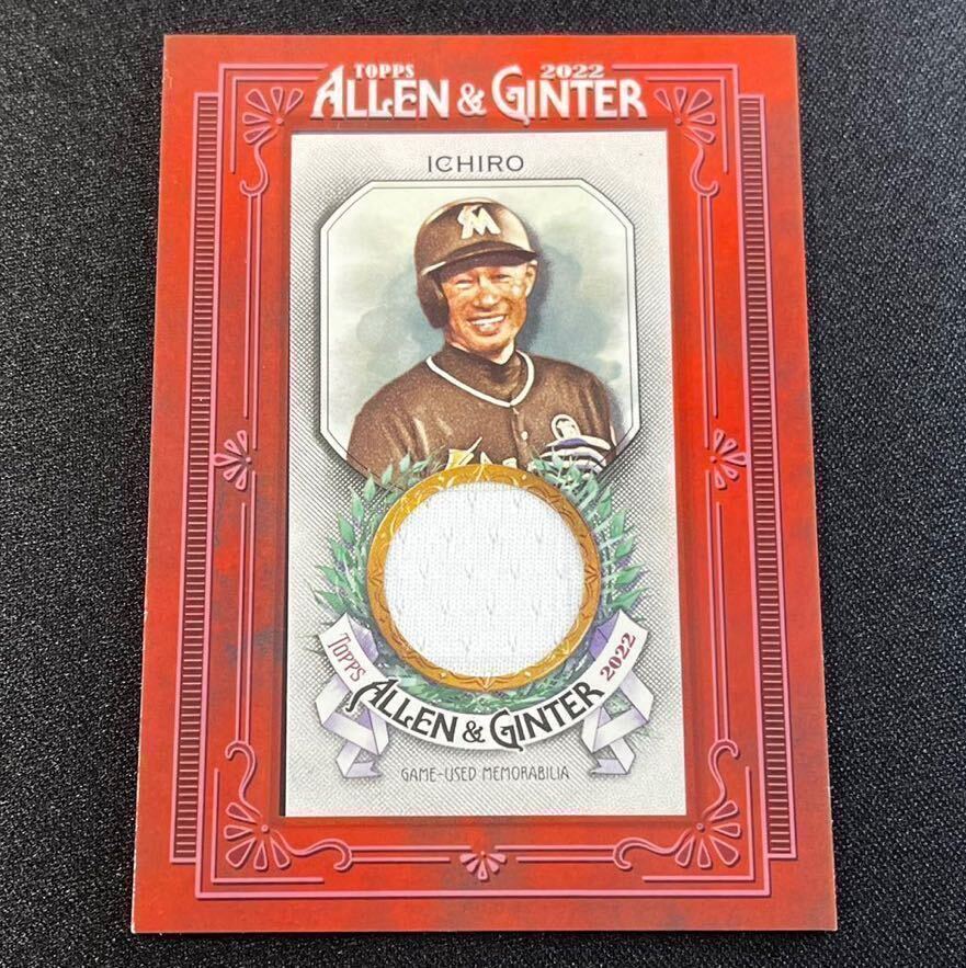 2022 Topps Allen & Ginter イチロー 実使用ジャージーカード MLBジャージーサイン等各種インサートカードの画像2