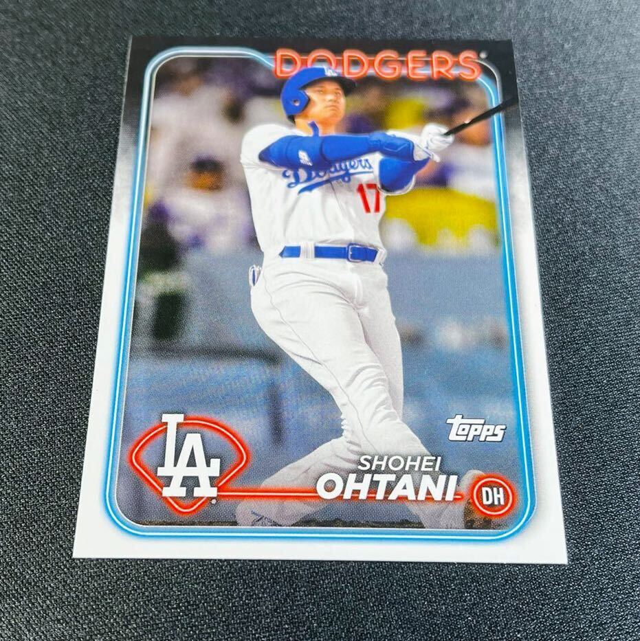 最新 2024 Topps Los Angeles Dodgers Team Set 大谷翔平 No.LAD-3 Series 1 シリーズ1 ベースカード ドジャース_画像2