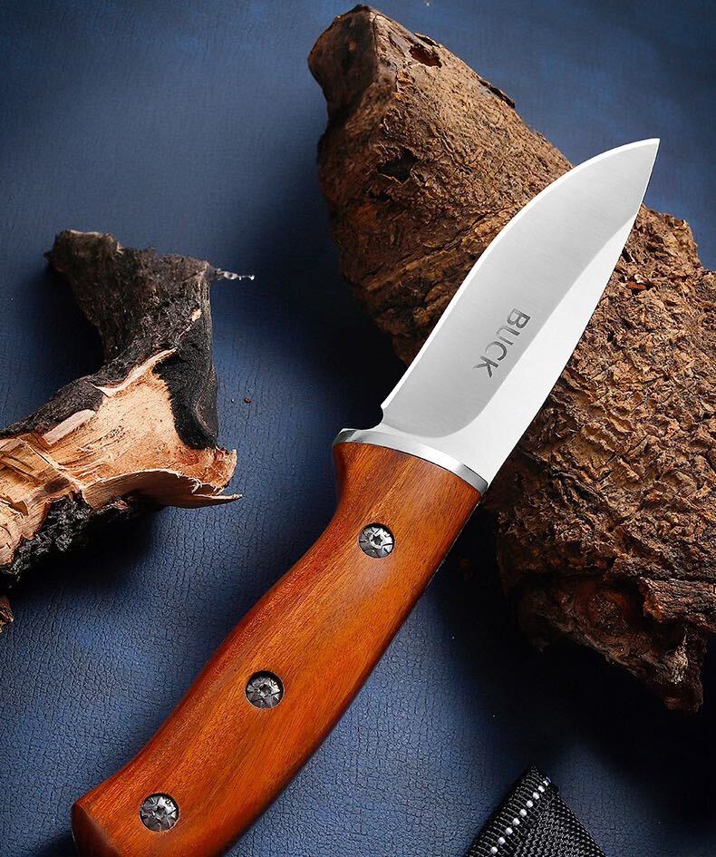 buck シースナイフ アウトドア 高品質 登山ナイフの画像5