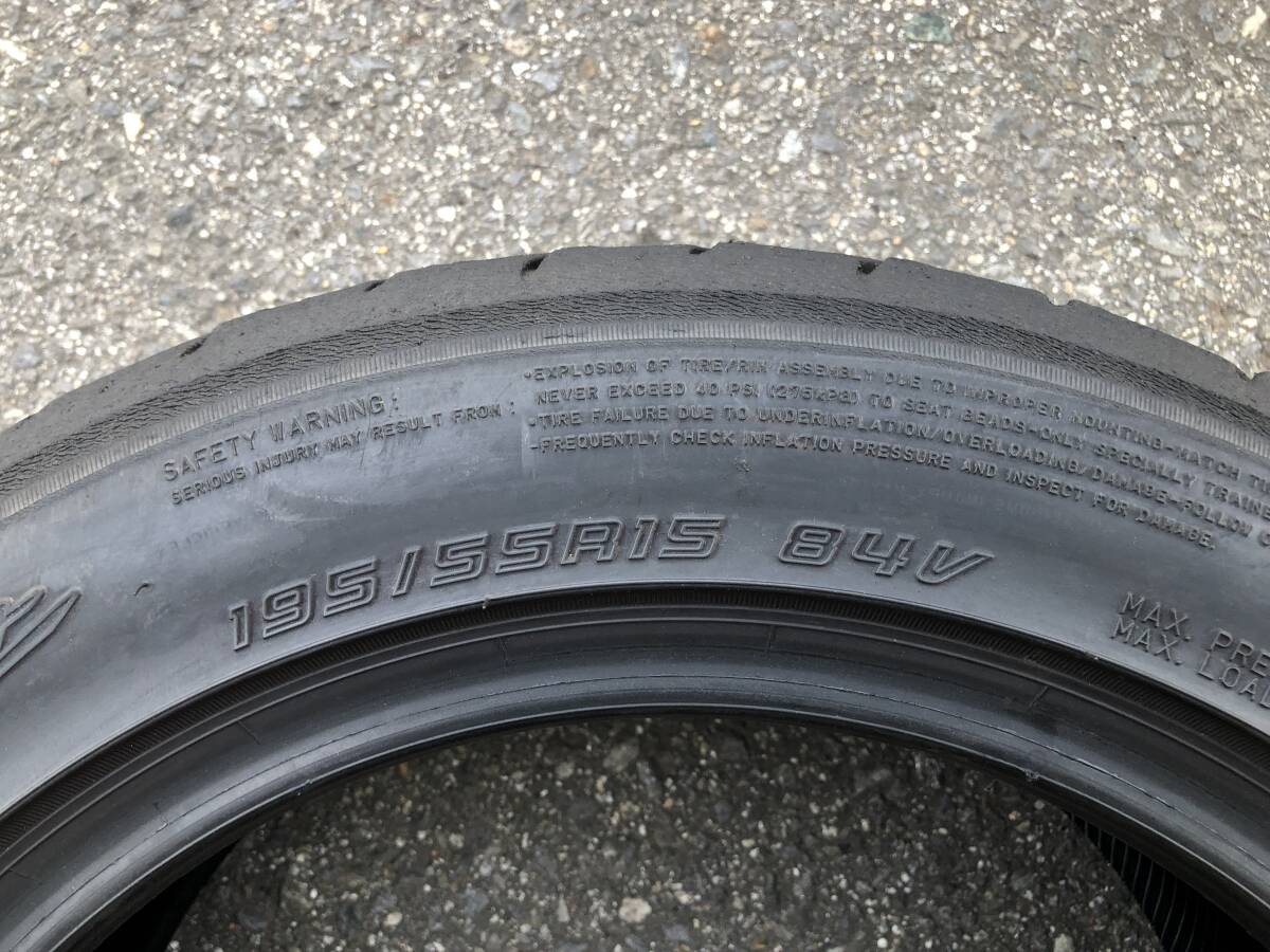 GOOD YEAR EAGLE RS SPORT 195/55R15 2本セット 2022年製造 No.41908の画像9