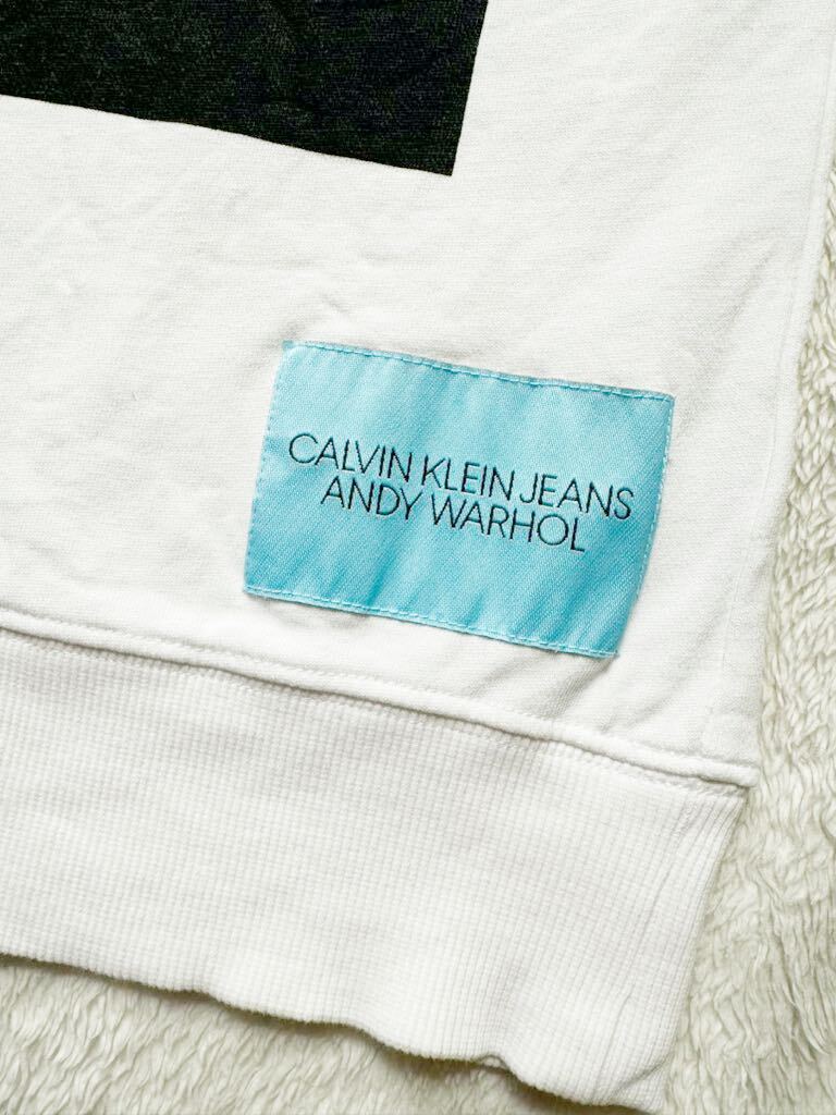 CALVIN KLEIN JEANS x ANDY WARHOL sizeS sweat Calvin Klein Anne ti- War hole 