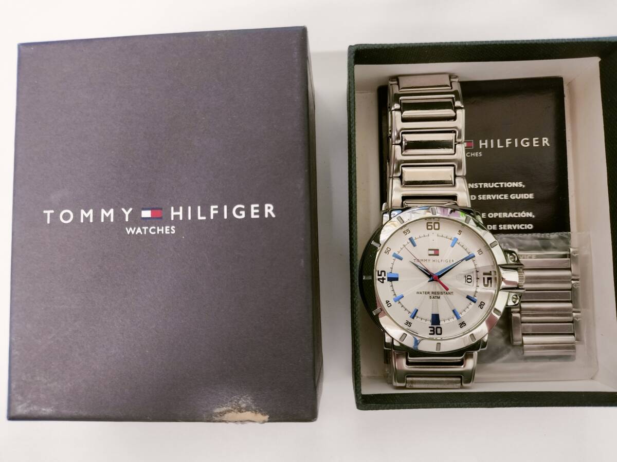 【正常稼働中】 TOMMY HILFIGER トミーヒルフィガー 腕時計 F90267の画像1