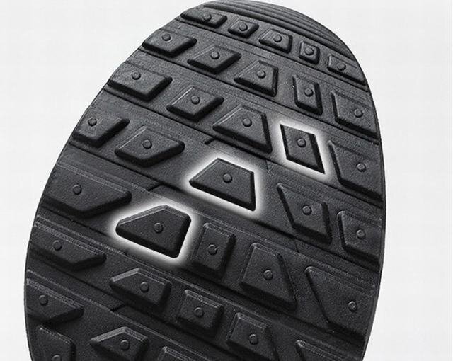 メンズ スニーカー トレッキングシューズ 防水 登山靴 メンズ 靴 シューズ ウォーキングシューズ アウトドア ブラック&ホワイト 25cm_画像5
