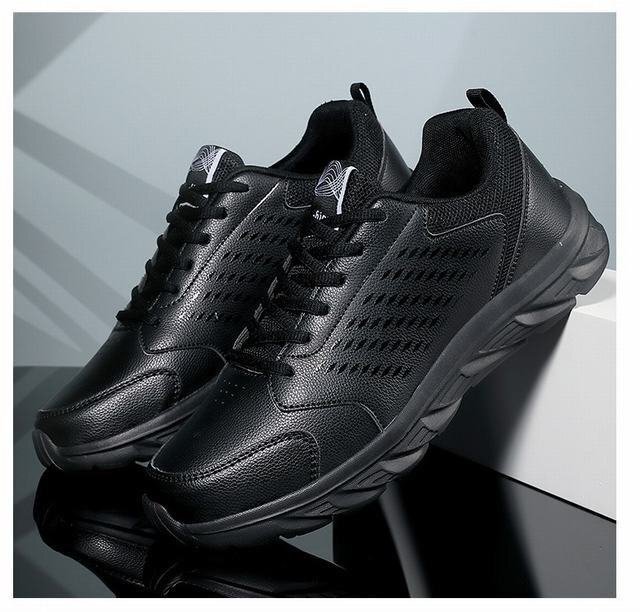 ランニングシューズ メンズ スニーカー 運動靴 ローカット 軽量 メンズ靴 シューズ ジョギング 通気性 ブラック 26cm_画像1