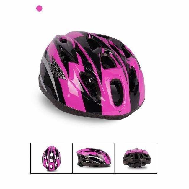 自転車 ヘルメット 軽量 高剛性 サイクリング 大人 ロードバイク 019　ピンク＆黒_画像2
