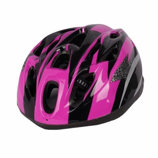 自転車 ヘルメット 軽量 高剛性 サイクリング 大人 ロードバイク 019　ピンク＆黒_画像1