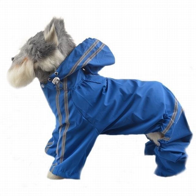 犬用レインコート ジャケット レインウェア フード付き 反射テープ付き アウトドア 小型犬 中型犬 ペット用品 防水 梅雨 6XL_画像10