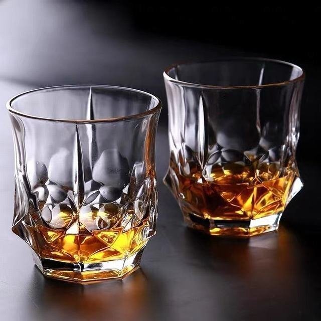 ２個セット ロックグラス ウイスキーグラス ブランデーグラス ウイスキー グラス クリスタルグラス コップ ビアグラス ショットグラス_画像1