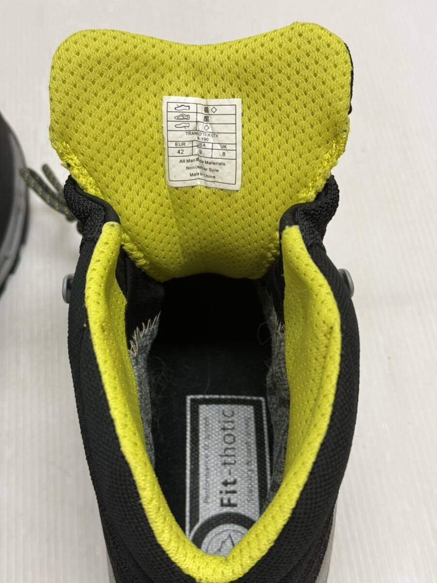 LA SPORTIVA ラ スポルティバ TRANGO TRK GTX トランゴ トレッキングシューズ ブーツ サイズ EUR 42 USA 9 UK 8の画像6