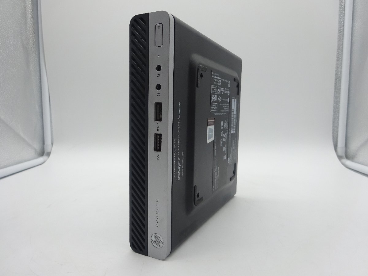 HP ProDesk 400 G4 Desktop Mini 第8世代CPU i5-8500T/8GB/HDDなし_画像1