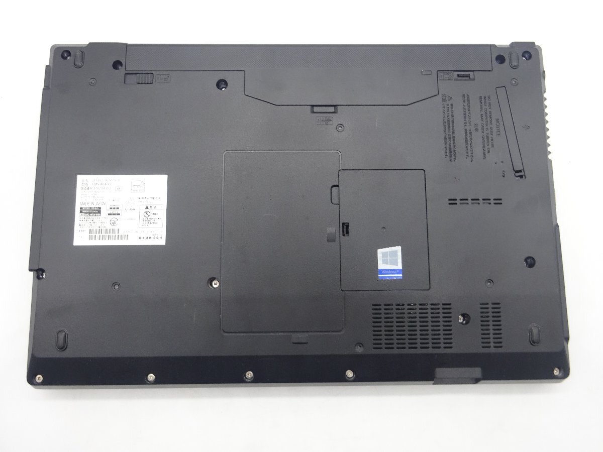 FUJITSU LIFEBOOK A579/B 第8世代CPU i5-8365U/メモリ4GB/SSD256GB/15インチ/無線LAN/Webカメラの画像3