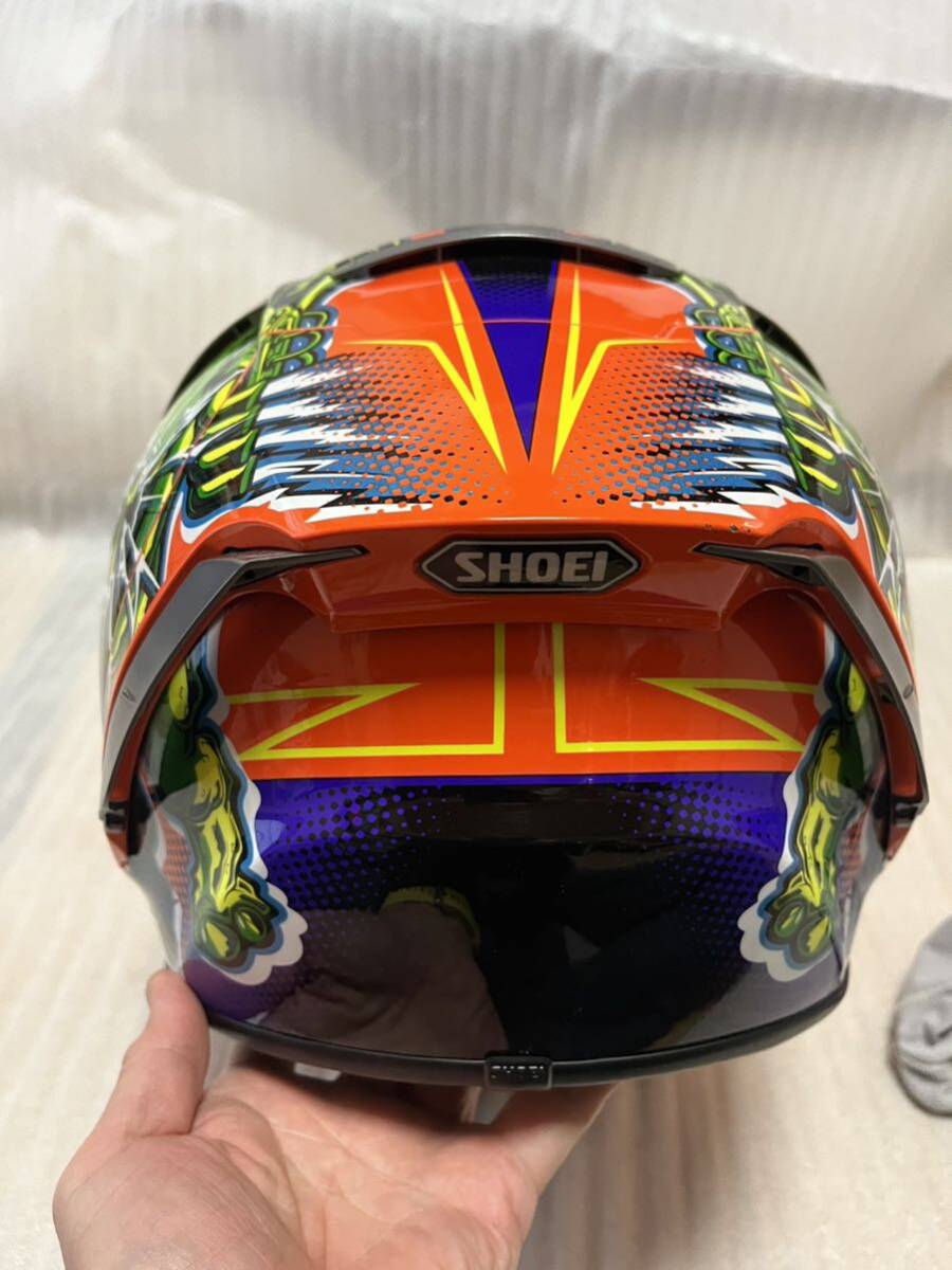 美品　SHOEI X-Fourteen POWER RUSH 61-62cm XLサイズ　2019年製造_画像4