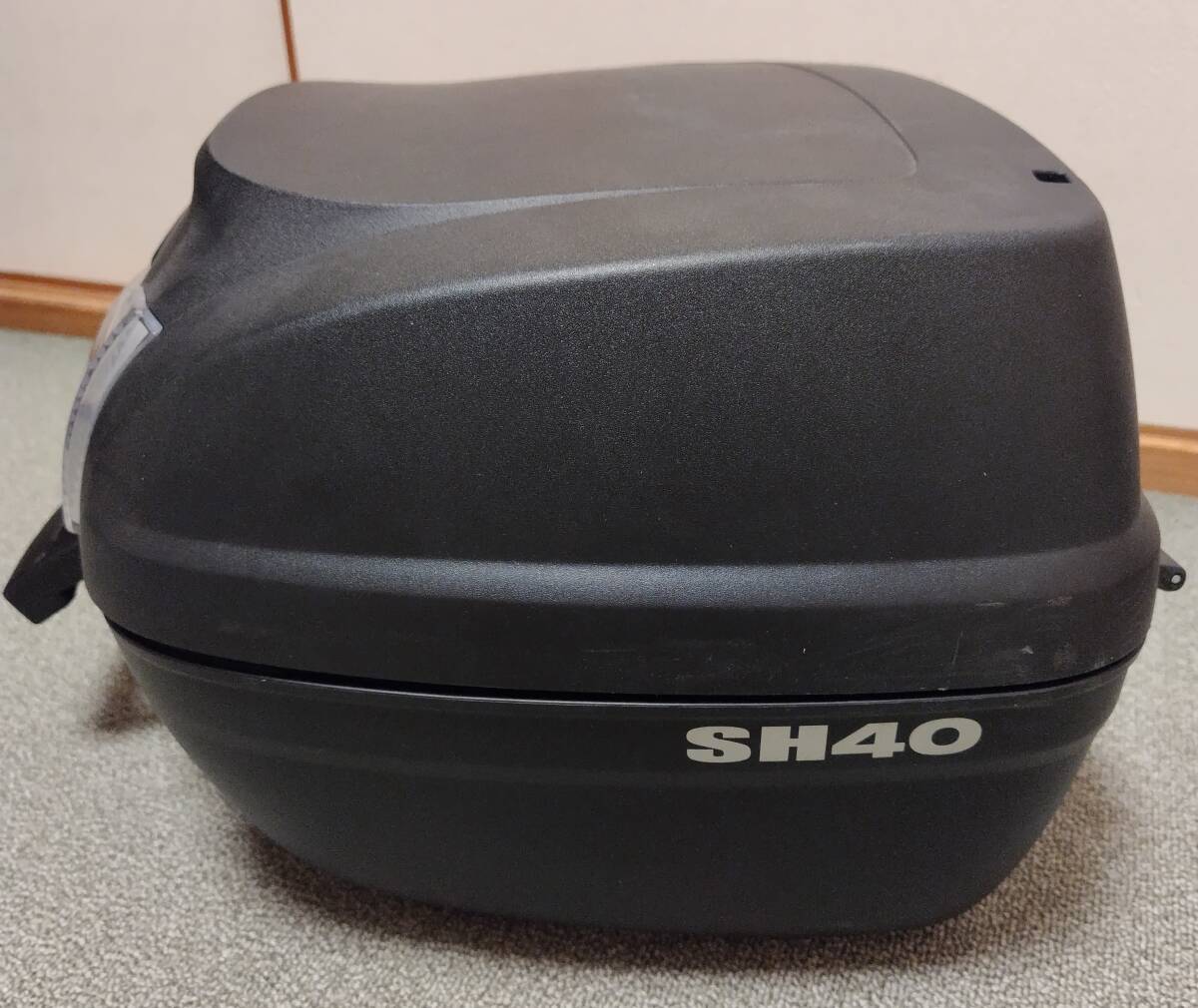 中古 SHAD SH40 リアボックス 土台セット OGKヘルメットオマケ有の画像3