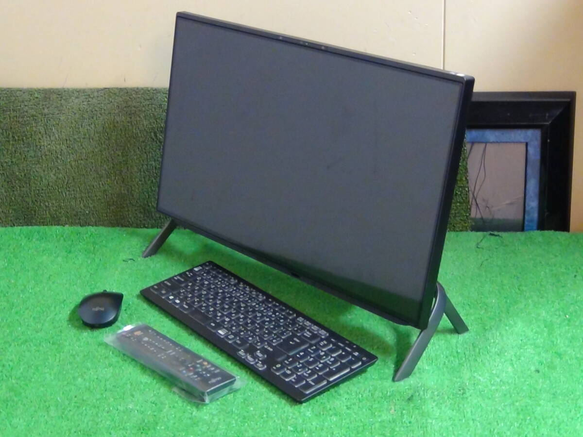 E710★足折れ 初期化済★FUJITSU FMV ESPRIMO FMVF77F3B 23.8インチ FHD 一体型 PC 11th Gen i7 Win 11 動作品 保証付 店頭手渡しOK★2404の画像1